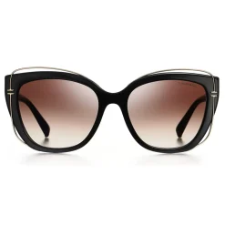 Tiffany & Co. - Pilot Sunglasses - Black Pale Gold Brown - Tiffany T Collection - Tiffany & Co. Eyewear - Avvenice