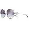 Tiffany & Co. - Rectangular Sunglasses - Silver Black Tiffany Blue - Tiffany Infinity Collection - Tiffany & Co. Eyewear - Avvenice