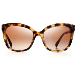Tiffany & Co. - Square Sunglasses - Yellow Tortoise Pale Gold Brown - Tiffany Diamond Point Collection - Tiffany & Co. Eyewear - Avvenice