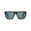 Tom Ford - Alessio Sunglasses - Squared Acetate Sunglasses - Havana - FT0699 - Sunglasses - Tom Ford Eyewear - Avvenice