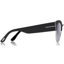 Tom Ford - Alexandra Sunglasses - Cat-Eye Acetate Sunglasses - Black Honey - FT0607 - Sunglasses - Tom Ford Eyewear - Avvenice