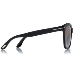 Tom Ford - Amarra Sunglasses - Squared Acetate Sunglasses - Black - FT0502 - Sunglasses - Tom Ford Eyewear - Avvenice