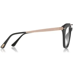 Tom Ford - Anna Optical Glasses - Cat-Eye Acetate Optical Glasses - Black - FT0575-O - Optical Glasses - Tom Ford Eyewear - Avvenice