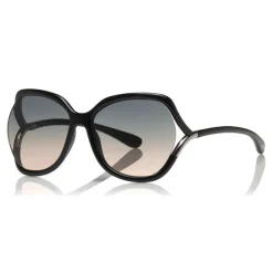 Tom Ford - Anouk Sunglasses - Square Acetate Sunglasses - Black - FT0578 - Sunglasses - Tom Ford Eyewear - Avvenice