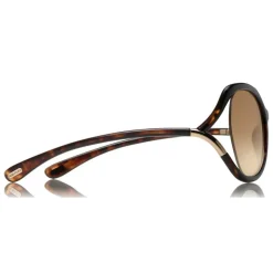 Tom Ford - Anouk Sunglasses - Square Acetate Sunglasses - Dark Havana - FT0578 - Sunglasses - Tom Ford Eyewear - Avvenice