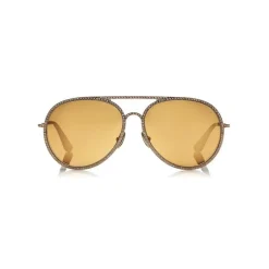 Tom Ford - Antibes Sunglasses - Pilot Metal Sunglasses - Rose Gold Brown - FT0728 - Sunglasses - Tom Ford Eyewear - Avvenice