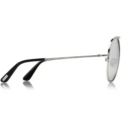 Tom Ford - Antibes Sunglasses - Pilot Metal Sunglasses - White Gold - FT0728 - Sunglasses - Tom Ford Eyewear - Avvenice