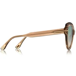 Tom Ford - Anya Sunglasses - Cat-Eye Acetate Sunglasses - Green - FT0762 - Sunglasses - Tom Ford Eyewear - Avvenice