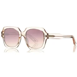 Tom Ford - Autumn Sunglasses - Square Acetate Sunglasses - Pink - FT0660 - Sunglasses - Tom Ford Eyewear - Avvenice