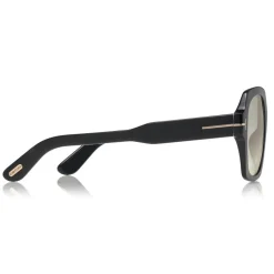 Tom Ford - Autumn Sunglasses - Square Acetate Sunglasses - Black - FT0660 - Sunglasses - Tom Ford Eyewear - Avvenice
