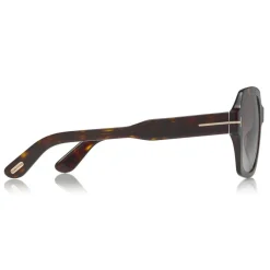 Tom Ford - Autumn Sunglasses - Square Acetate Sunglasses - Havana - FT0660 - Sunglasses - Tom Ford Eyewear - Avvenice
