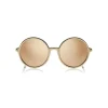Tom Ford - Ava Sunglasses - Round Metal Sunglasses - Rose Gold Brown - FT0572 - Sunglasses - Tom Ford Eyewear - Avvenice