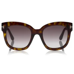 Tom Ford - Beatrix Sunglasses - Square Acetate Sunglasses - Havana - FT0613 - Sunglasses - Tom Ford Eyewear - Avvenice