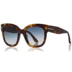 Tom Ford - Beatrix Sunglasses - Square Acetate Sunglasses - Honey - FT0613 - Sunglasses - Tom Ford Eyewear - Avvenice