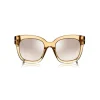 Tom Ford - Beatrix Sunglasses - Square Acetate Sunglasses - Champagne - FT0613 - Sunglasses - Tom Ford Eyewear - Avvenice