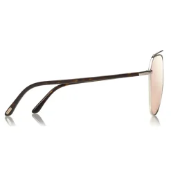 Tom Ford - Binx Sunglasses - Pilot Metal Sunglasses - Palladium - FT0681 - Sunglasses - Tom Ford Eyewear - Avvenice