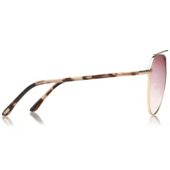 Tom Ford - Binx Sunglasses - Pilot Metal Sunglasses - Rose Gold Gradient - FT0681 - Sunglasses - Tom Ford Eyewear - Avvenice