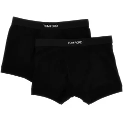 Tom Ford - Bi-Pack Black Boxer Brief - Tom Ford Exclusive Luxury Collection - Avvenice