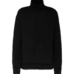 Tom Ford - Black Alpaca Roll Neck Knitted Sweater - Tom Ford Exclusive Luxury Collection - Avvenice