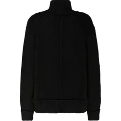 Tom Ford - Black Alpaca Roll Neck Knitted Sweater - Tom Ford Exclusive Luxury Collection - Avvenice