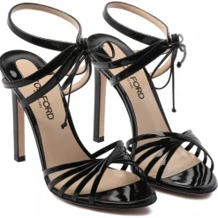 Tom Ford - Black Angelica Sandal - Tom Ford Exclusive Luxury Collection - Avvenice