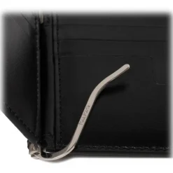 Tom Ford - Black Calf Leather in Cocco Print Effect - Tom Ford Exclusive Luxury Collection - Avvenice