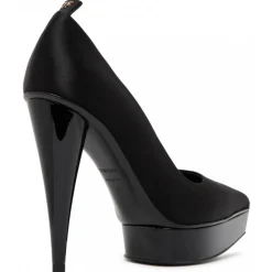 Tom Ford - Black Calf Leather Platform Pumps - Tom Ford Exclusive Luxury Collection - Avvenice
