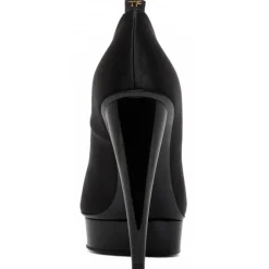 Tom Ford - Black Calf Leather Platform Pumps - Tom Ford Exclusive Luxury Collection - Avvenice