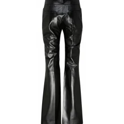 Tom Ford - Black Calf Leather Flared Trousers - Tom Ford Exclusive Luxury Collection - Avvenice