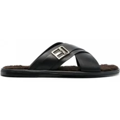 Tom Ford - Black Leather Slippers - Tom Ford Exclusive Luxury Collection - Avvenice