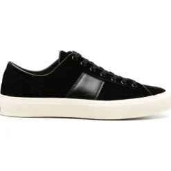 Tom Ford - Black Low Top Sneakers - Tom Ford Exclusive Luxury Collection - Avvenice
