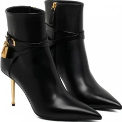 Tom Ford - Black Pointed Toe Boots - Tom Ford Exclusive Luxury Collection - Avvenice
