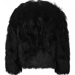 Tom Ford - Black Shearling Fur Jacket - Tom Ford Exclusive Luxury Collection - Avvenice