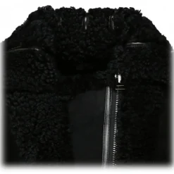 Tom Ford - Black Shearling Zip Up Jacket - Tom Ford Exclusive Luxury Collection - Avvenice