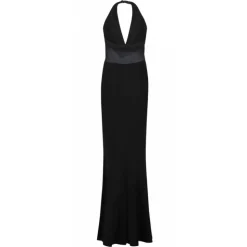 Tom Ford - Black Sheer Maxi Dress - Black - Tom Ford Exclusive Luxury Collection - Avvenice