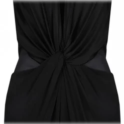 Tom Ford - Black Sheer Maxi Dress - Black - Tom Ford Exclusive Luxury Collection - Avvenice