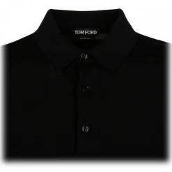 Tom Ford - Black Short Sleeves Polo Shirt - Tom Ford Exclusive Luxury Collection - Avvenice