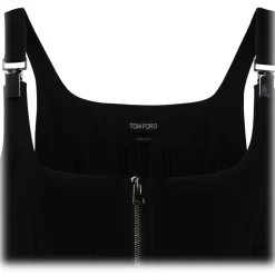 Tom Ford - Black Stretch Silk Corset Top - Tom Ford Exclusive Luxury Collection - Avvenice