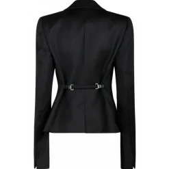 Tom Ford - Black Virgin Wool Tailored Single Breasted Blazer - Tom Ford Exclusive Luxury Collection - Avvenice