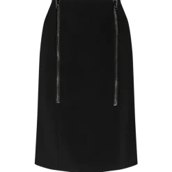 Tom Ford - Black Zip Detail Pencil Skirt - Tom Ford Exclusive Luxury Collection - Avvenice