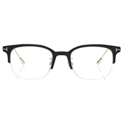 Tom Ford - Blue Block Browline Optical Glsses - Browline Optical Glsses - Black - FT5645-D - Optical Glsses - Tom Ford Eyewear - Avvenice