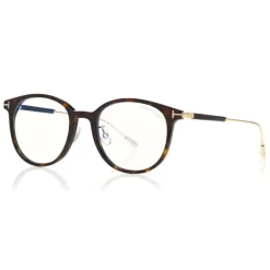 Tom Ford - Blue Block Optical Glasses - Metal Optical Glasses - Dark Havana - FT5644-D-B – Optical Glasses - Tom Ford Eyewear - Avvenice