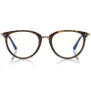 Tom Ford - Blue Block Optical Glasses - Round Optical Glasses - Dark Havana - FT5640-B - Optical Glasses - Tom Ford Eyewear - Avvenice