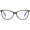 Tom Ford - Blue Block Optical Glasses - Round Optical Glasses - Havana - FT5616-B - Optical Glasses - Tom Ford Eyewear - Avvenice