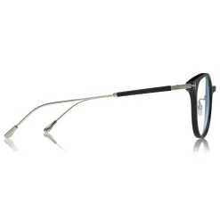 Tom Ford - Blue Block Optical Glasses - Round Metal Optical Glasses - Black - FT5644-D-B – Optical Glasses - Tom Ford Eyewear - Avvenice