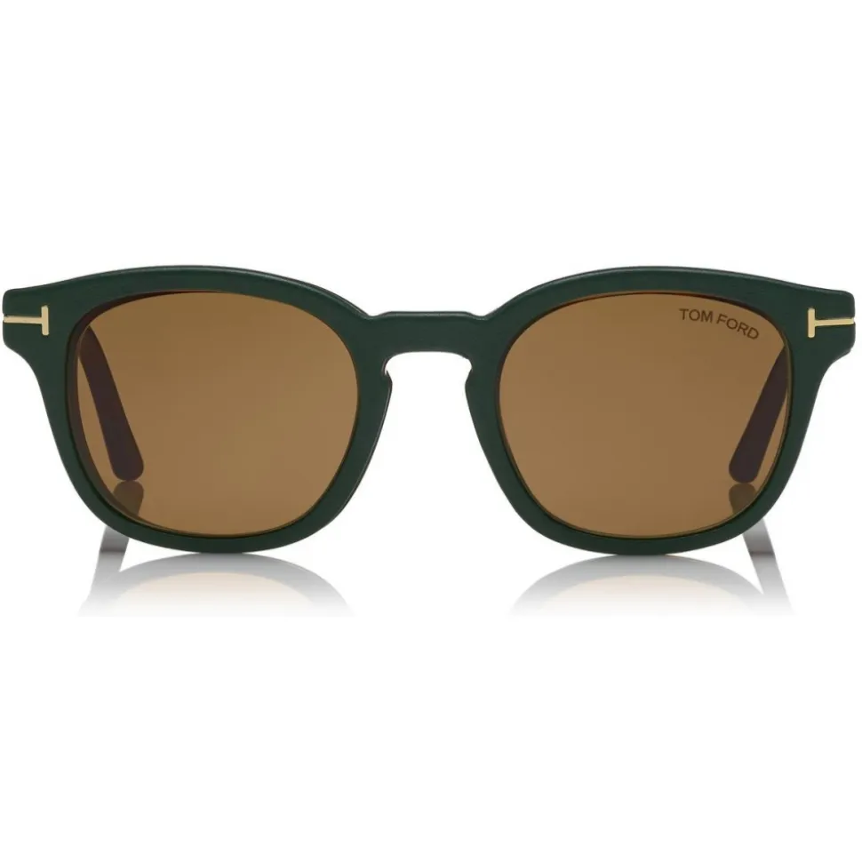 Tom Ford - Blue Block Optical Glasses - Round Optical Glasses - Havana - FT5532-B - Optical Glasses - Tom Ford Eyewear - Avvenice