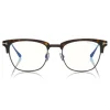 Tom Ford - Blue Block Optical Glasses - Square Optical Glasses - Dark Havana - FT5590-F-B - Optical Glasses - Tom Ford Eyewear - Avvenice