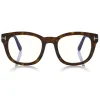 Tom Ford - Blue Block Optical Glasses - Square Optical Glasses - Dark Havana - FT5542-B - Optical Glasses - Tom Ford Eyewear - Avvenice