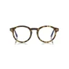 Tom Ford - Blue Block Optical Glasses - Round Optical Glasses - Light Havana - FT5529-B - Optical Glasses - Tom Ford Eyewear - Avvenice