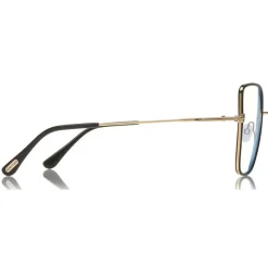 Tom Ford - Blue Block Optical Glasses - Butterfly Metal Optical Glasses - Black - FT5630-B - Optical Glasses - Tom Ford Eyewear - Avvenice